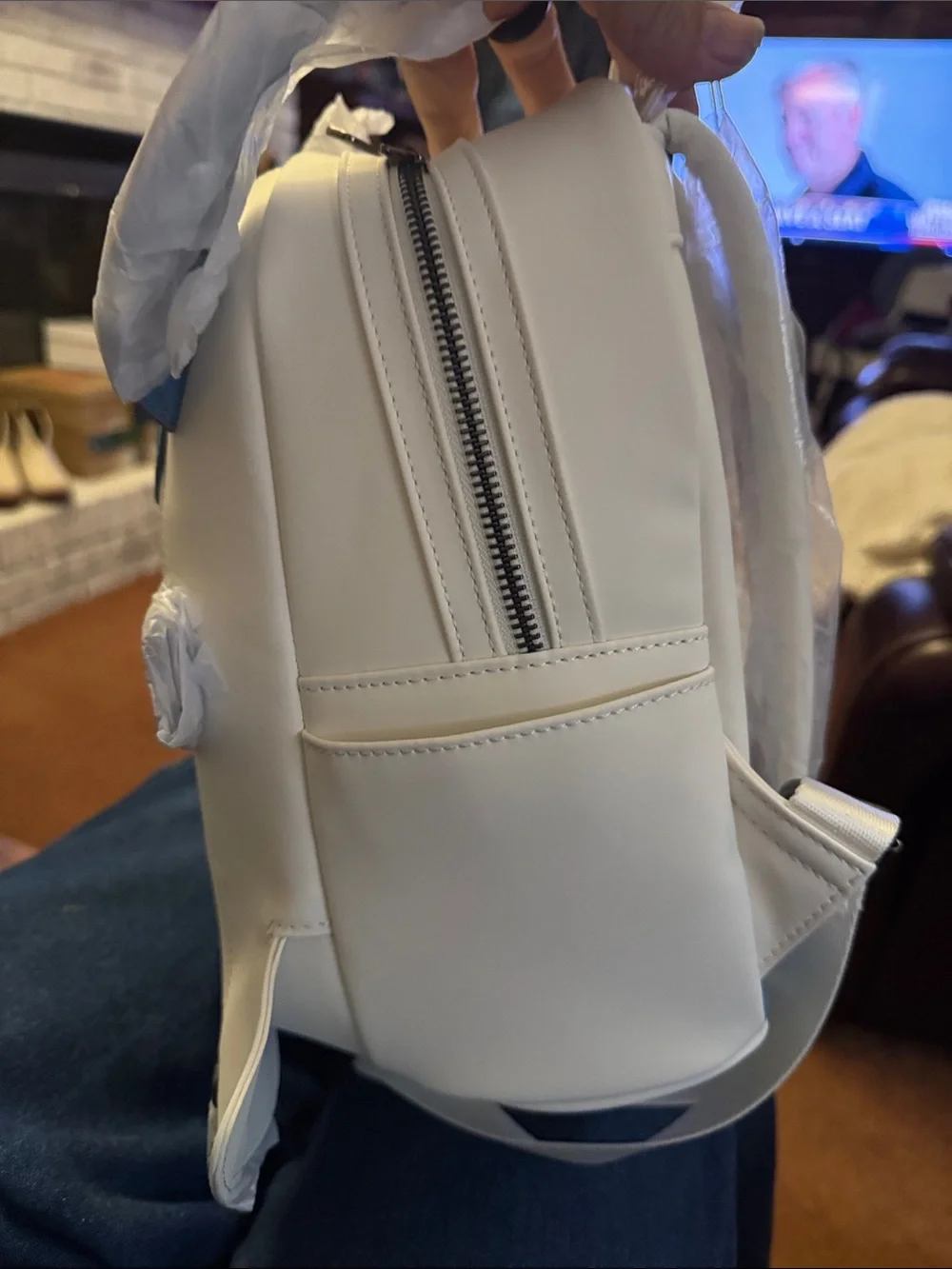 Loungefly White & Blue Stitch-Inspired Kids Backpack